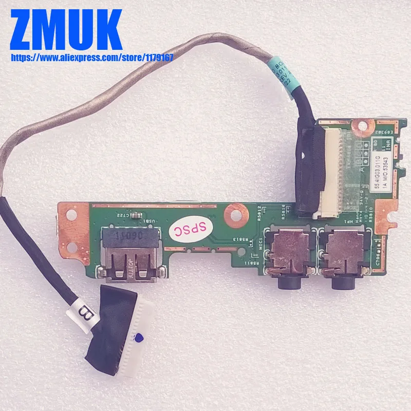 

New Original LA37 IO BOARD(USB_AUDIO SUB CARD) W/CABLE For Lenovo V370 V370A Series,P/N 11013379 55.4IG03.011