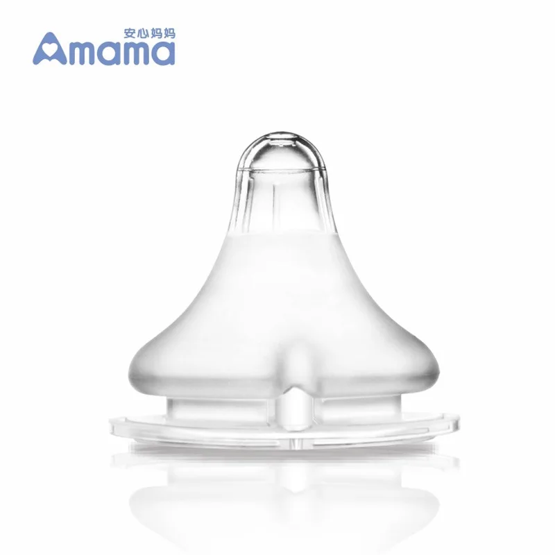 Wide Mouth Advanced Anti-Colic System Unique Comfort Petals Natural Latch On Breast Shaped Bottle Feding Nipple