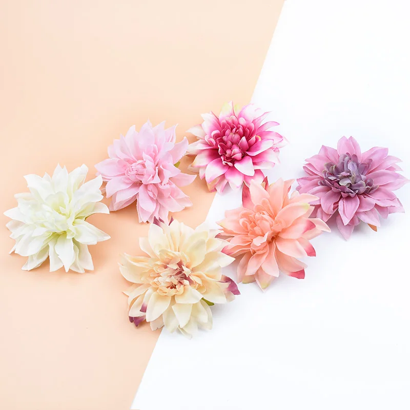 10 Stück 10CM Künstliche Pflanzen Blumen Großhandel Seiden-Gerbera Festliche Dekoration für Zuhause Hochzeit DIY Kranz Künstliche Staubblätter Brosche – Detail 8