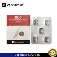 5pcs/lot Original Vaporesso Cerami EUC Coil Traditional EUC Clapton Coil 0.3ohm For Electronic Cigarette Veco One Veco Plus Tank