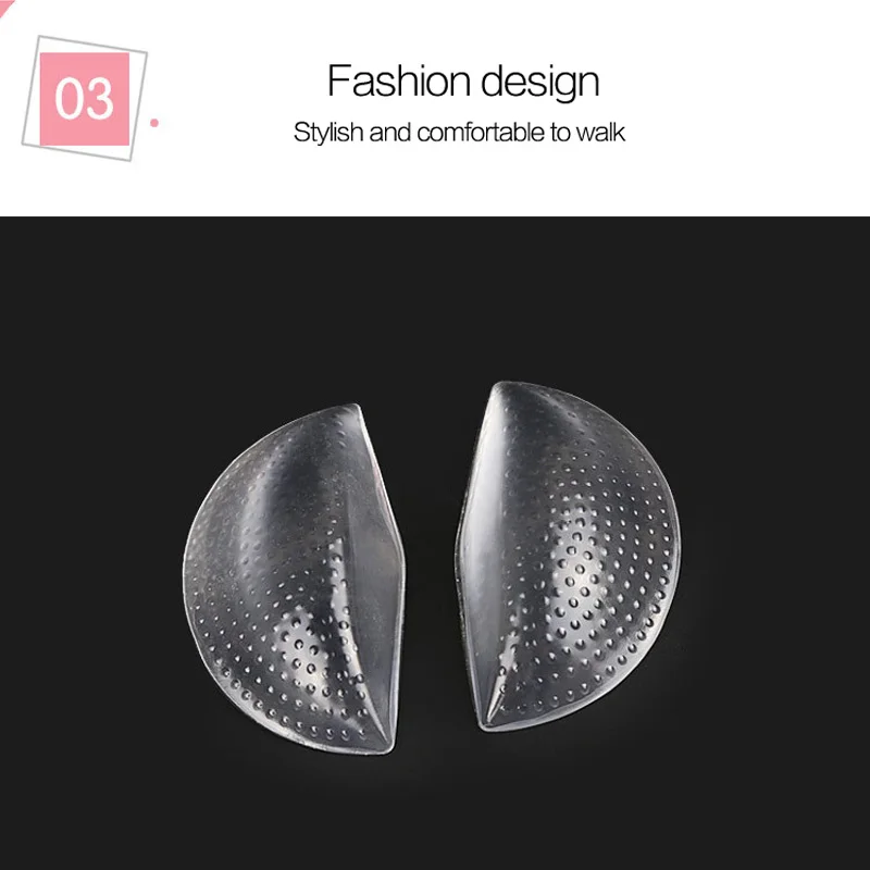 1pair Arches Orthotic Arch Support Foot Insole Brace Flat Feet Insoles Relieve Pain Shoes Orthotic Foot Care Pad Silica Gel image 4