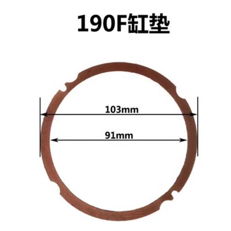 Free Shipping 170F 173F 178F 180F 186F 188F 190F 192F Cylinder head gasket diesel engine Gasket for kipor kama