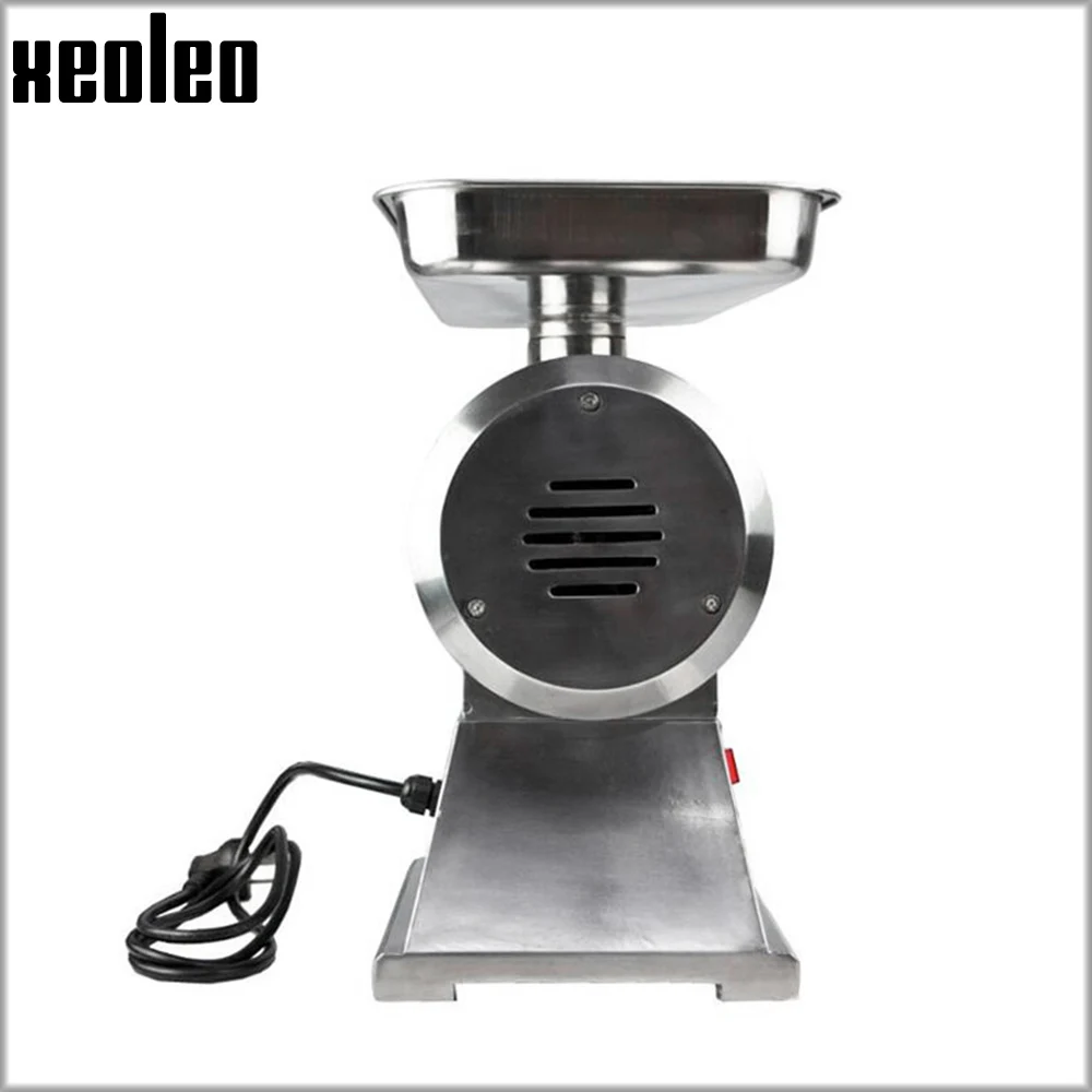 XEOLEO Commercial Meat Grinder 200kg/H Electric Mincer machine Meat cutter Enema machine 22# Desktop Sausage Stuffer  SS/Iron