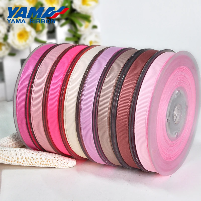 YAMA Black White Red Wholesale Grosgrain Ribbon 50mm 57mm 63mm 75mm 89mm 100mm 100 yards/lot 2\