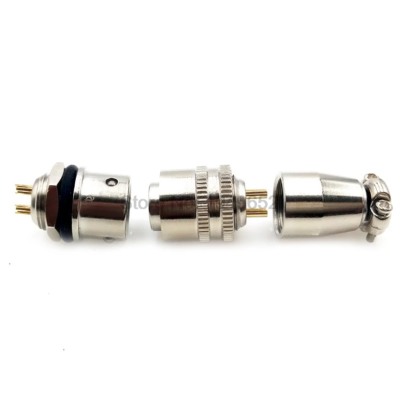 XS10 Connector 10mm push-pull circular quick connector 2pin 3/4pin5pin 3A 250V Gold plated contact Male and Female plug