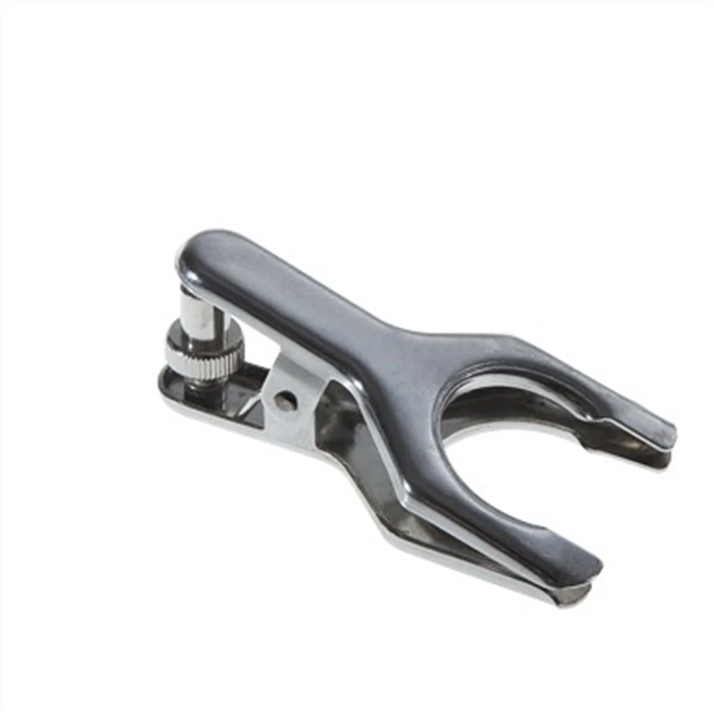 Multi Joint Stainless Steel Lab Clamp Pinch Clip Glass Ball Laboratory Quickfit