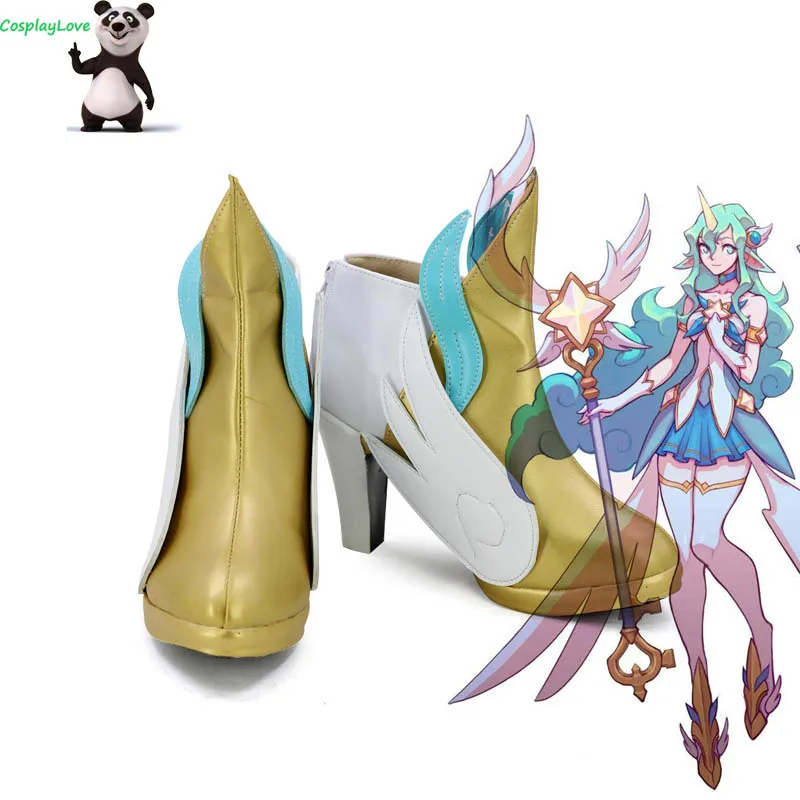 

Game LOL Cosplay Star Guardian Magica Soraka Cosplay Shoes Boots CosplayLove For Halloween Christmas