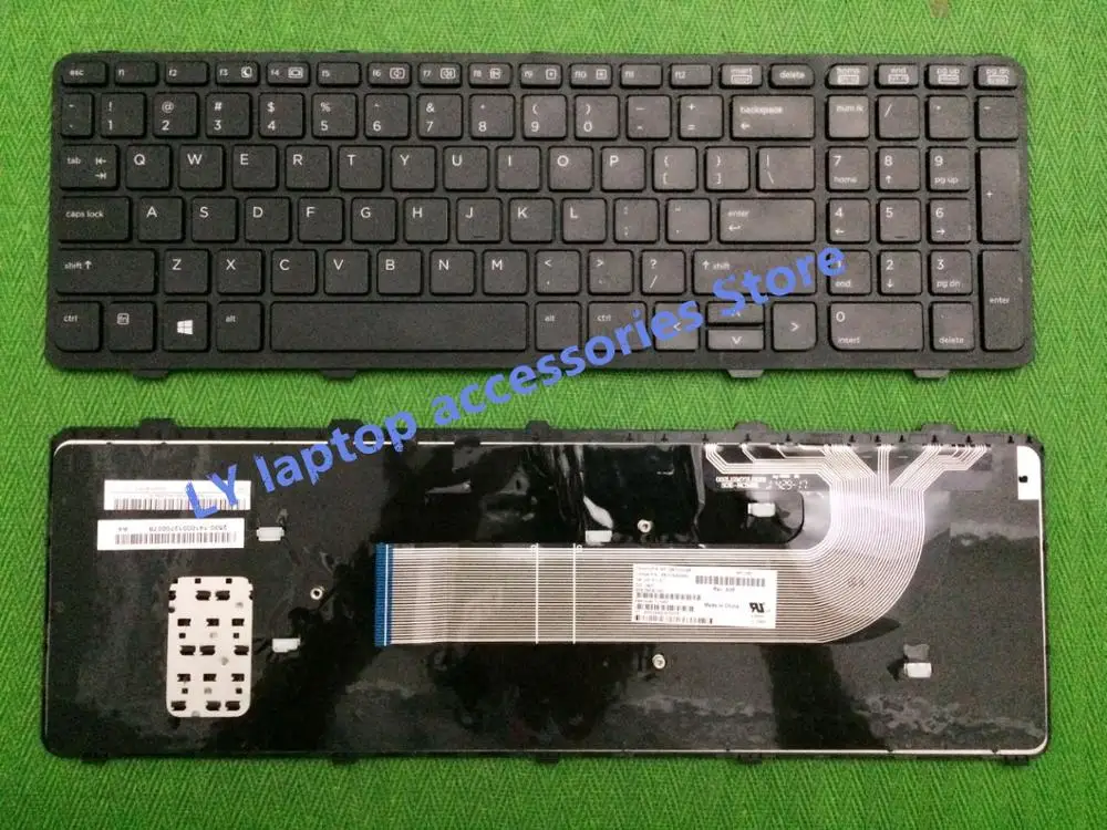 For HP PROBOOK 450 G1 455 G1 450 G0 455 G0 Original laptop US Keyboard with finger point with border 727682-001 768787-001