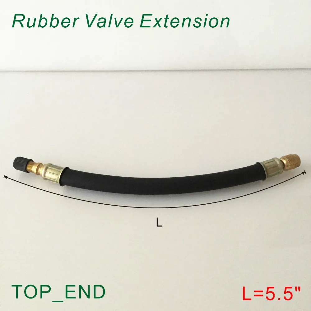 

5.5" Long,Flexible Rubber Valve Extension,Work w/ Tire Valve Directly