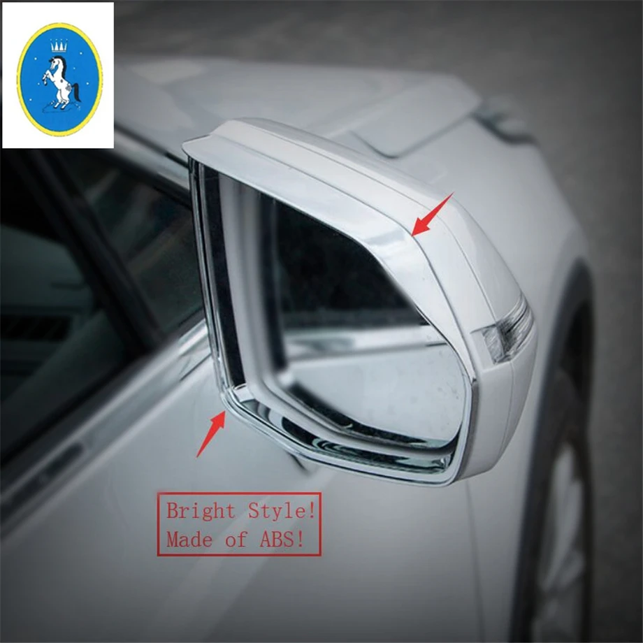 

Door Rearview Mirror Rain Eyebrow Deflector Blades Decor Frame Cover Trim Fit For Cadillac XT4 2019 - 2022 Exterior Accessories