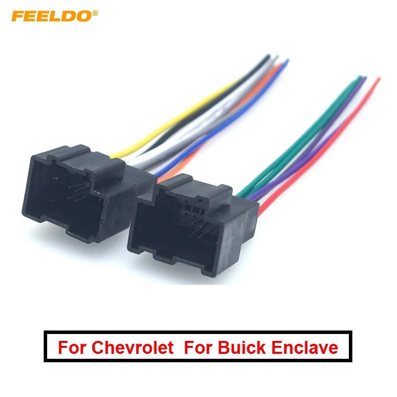 

FEELDO 10Pair Car Radio Audio ISO Wiring Harness Cable Adapter For Chevrolet Captiva Stereo Plug Into Factor Wire