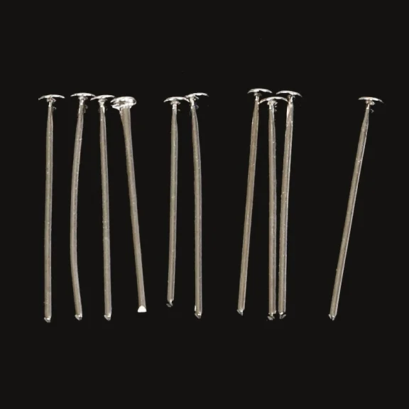 7 Sizes To Pick(16mm 20mm 24mm 30mm 35mm 40mm 45mm) K White Head Pins Jewelry Findings