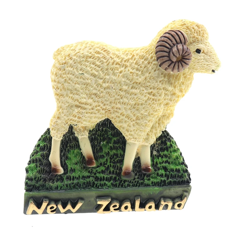 Handmade Painted New Zealand Sheep 3D Fridge Magnets Tourism Souvenirs Refrigerator Magnetic Stickers Gift