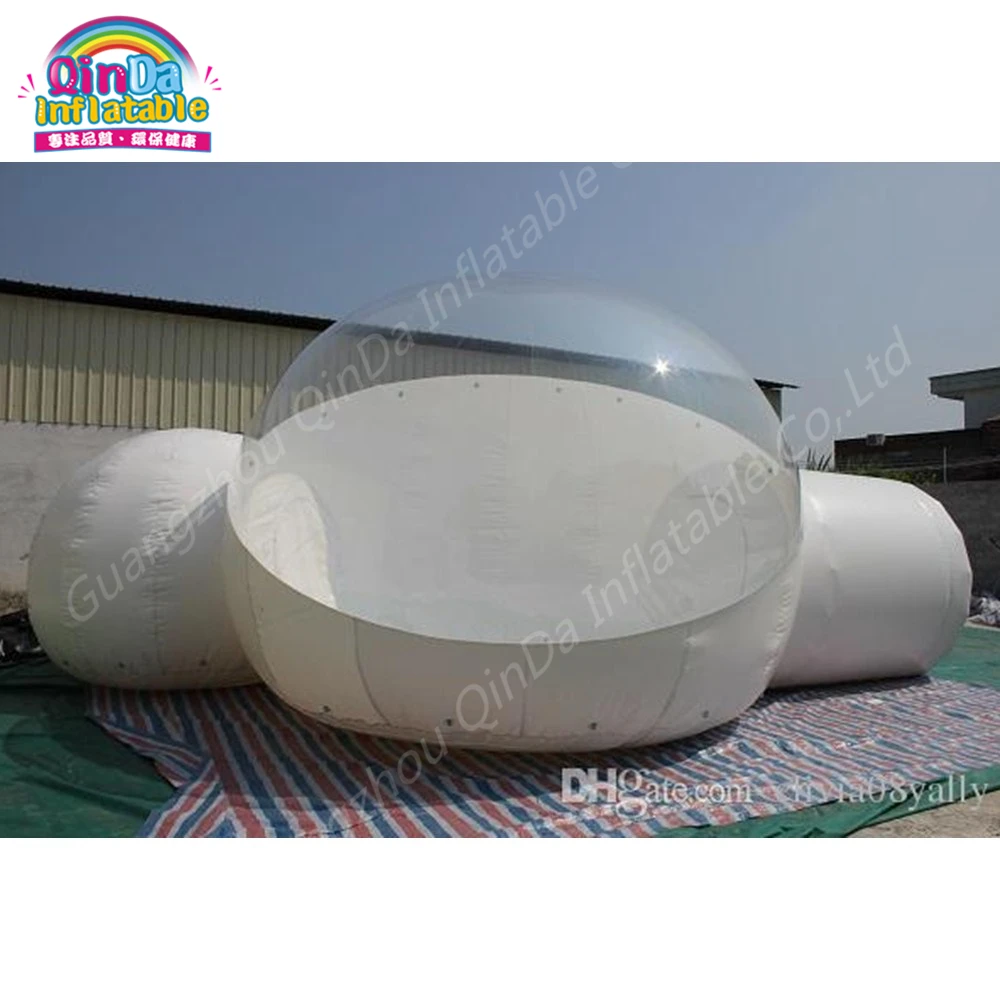 2 Rooms Inflatable Bubble Tent Family Use Transparent Camping Tent For Outdoor Camping