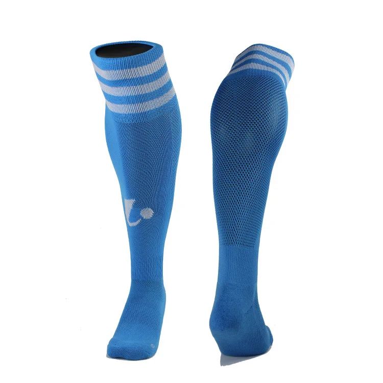 Kids Football Soccer Socks Sport  Kids Above Knee Tube Durable meias Strips Children Medias Futbol Knee High Athletic Socks Pink