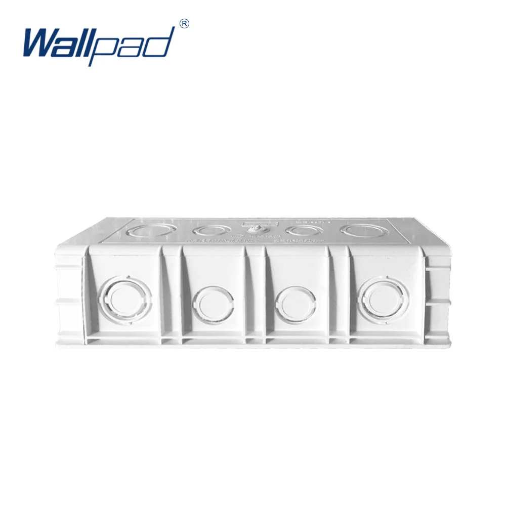 Mounting Lining Box for 197*72mm Wall Switch and Socket Wallpad Cassette Universal White Wall Back Junction Box