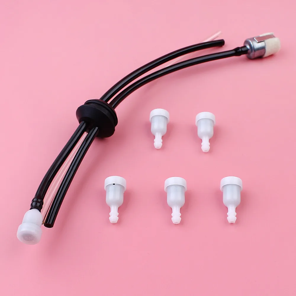 Kit de arandelas de línea de combustible de 3 orificios con 5 orificios, ventilación del tanque de combustible para Echo GT-200, GT-200, SRM-2100, SRM-210, recortadora, accesorios