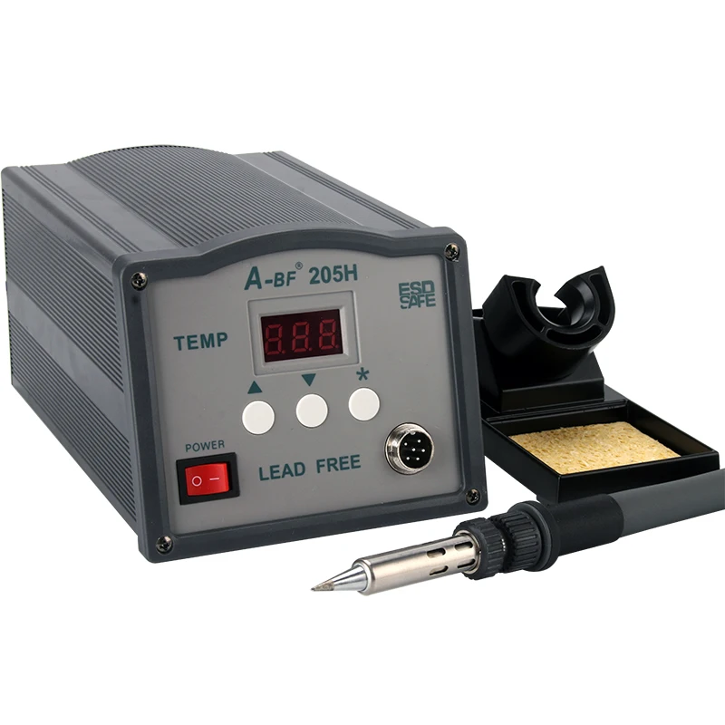 Estação de soldadura de alta frequência inteligente, estação de solda rápida atual do ferro, ferro de solda elétrico, A-BF, 205H, 150W