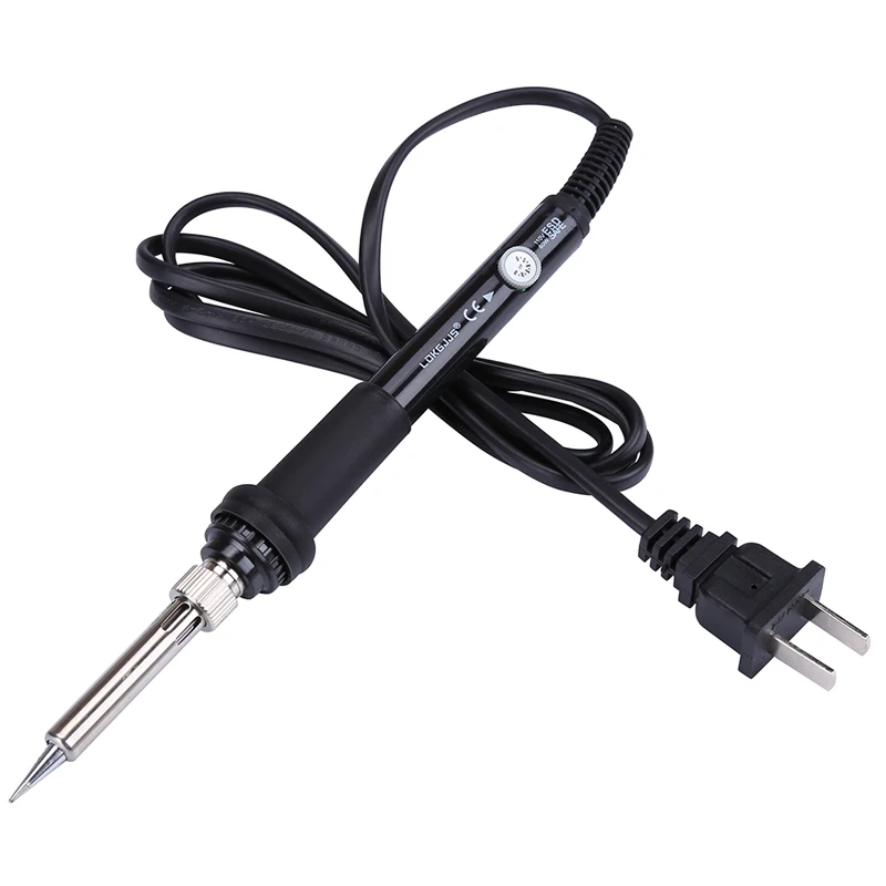 

110V 60W Adjustable Temperature Electric Soldering Iron Fast Heating US Plug Solder Irons Welding Repair Tools