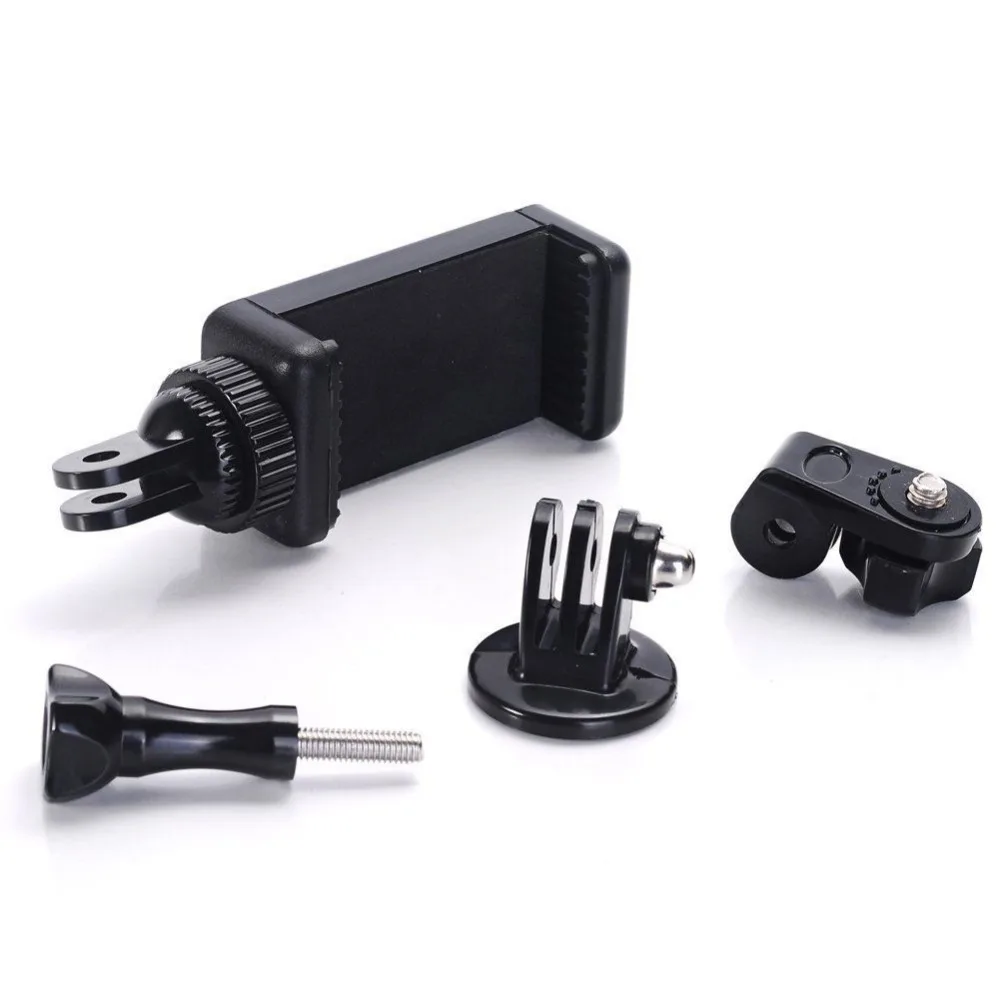 Cell Phone Tripod Adapter, Universal Smartphone Holder /GoPro Style Mount Attach