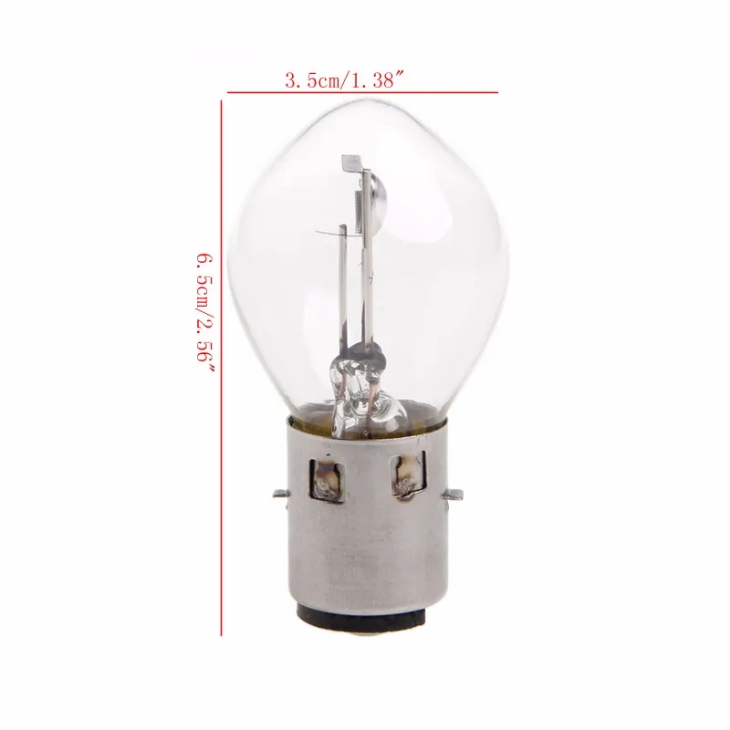 ATV Moped Scooter Head Light Bulb Motorcycle Light 12V 35W 10A B35 BA20D Glass motorcycle accessories New