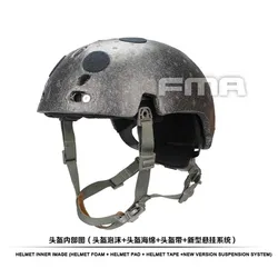 Outdoor FMA New Helmet Suspension System and high level Memory Pad Foam for Ballistic helmet TB1050 BK/DE/FG