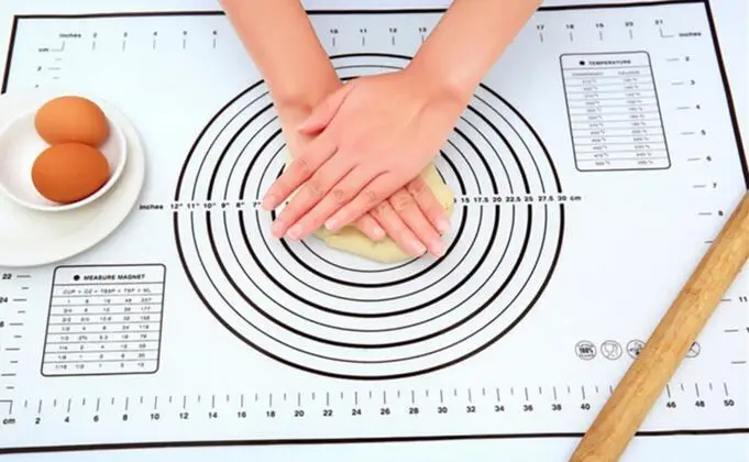 

New Silicone Fiberglass Baking Sheet Rolling Dough Pastry Cakes Bakeware Liner Pad Mat Oven Pasta Cooking Tools Kitchen