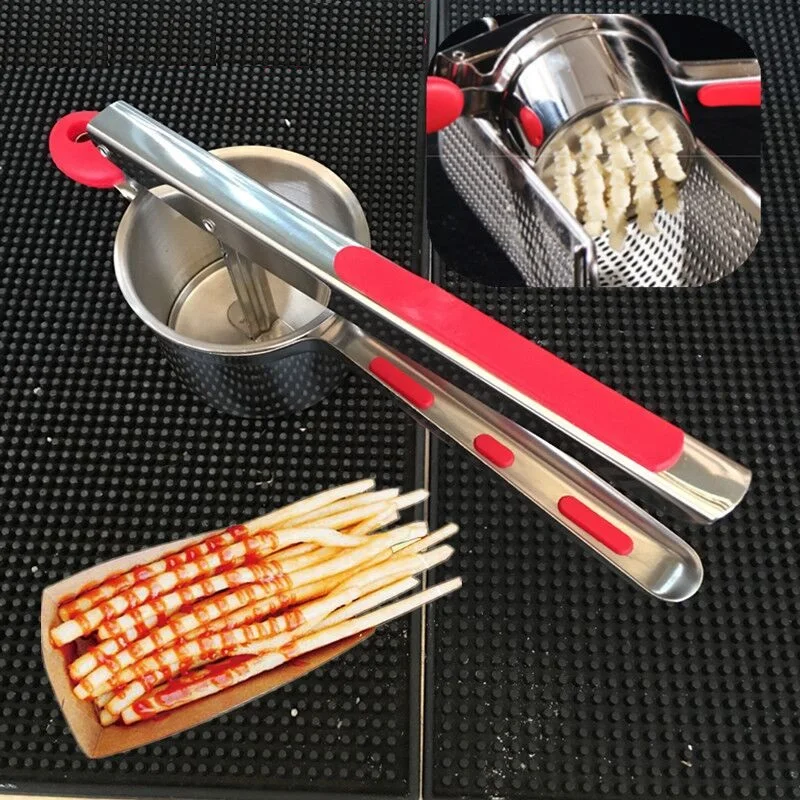 30cm Fries Maker Super Long French Fries Stainless Steel Potato Noodle Maker Machine Footlong Fries Presser Machine