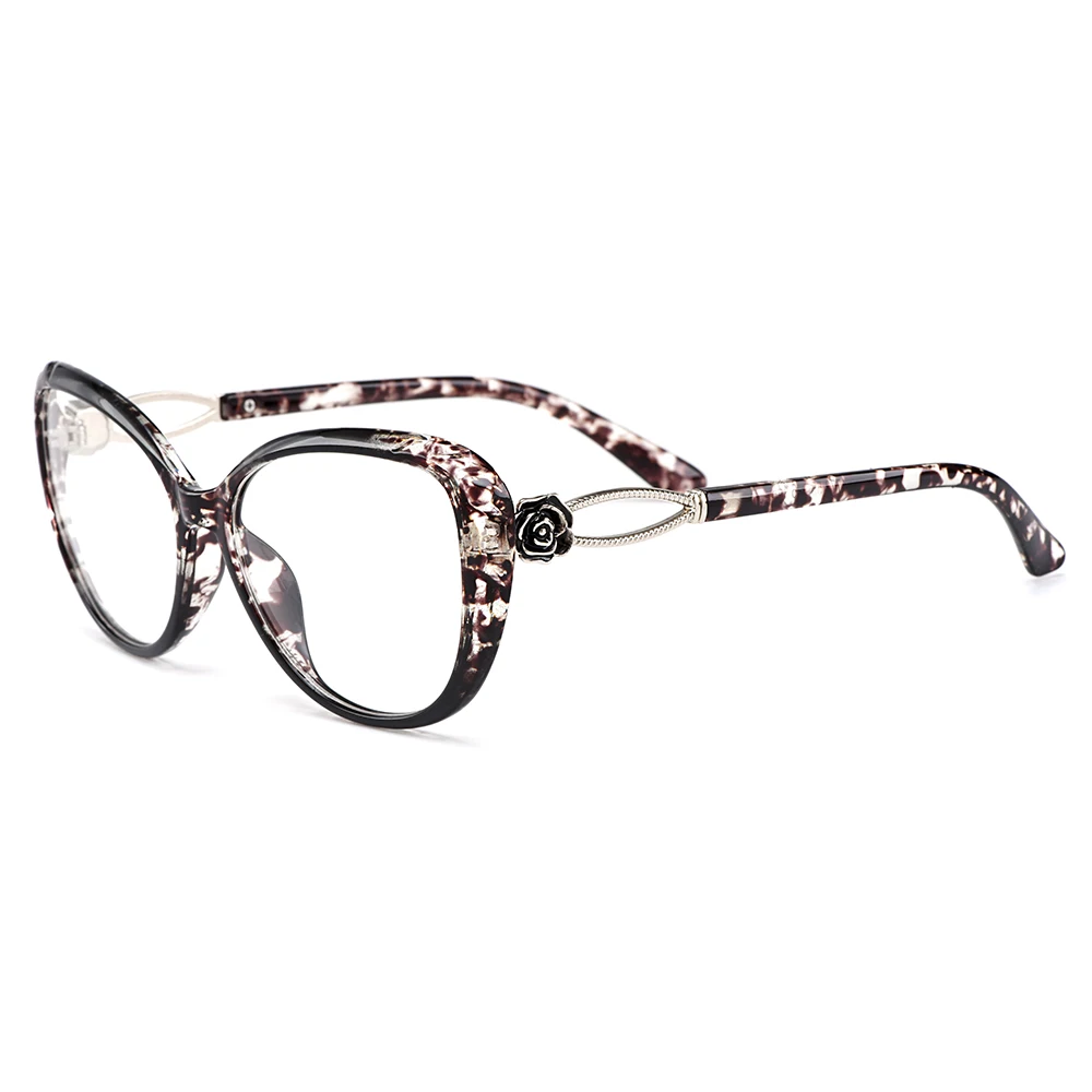 Gmei Optical Urltra-Light TR90 Big Frame Cat Eye Style Women Full Rim Optical Glasses Frames Female Plastic Myopia Eyewear M1772