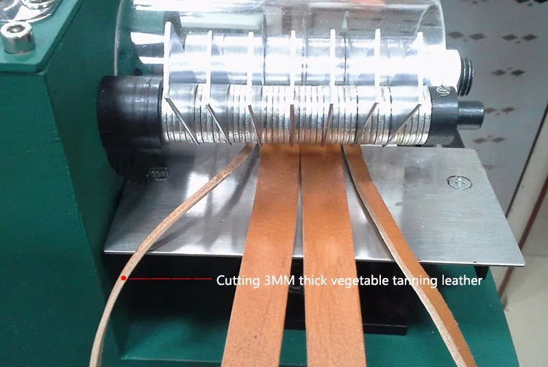 Leather Strip Belt Strap Cutting Machine with Edge Folding Leather Laminating Machine Handmade Leathercraft Cutting