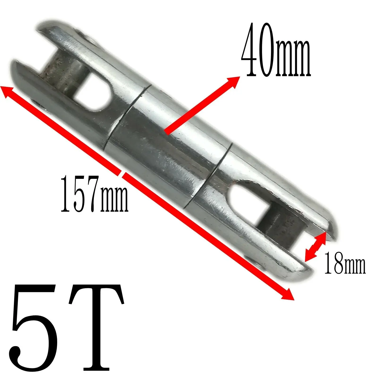 

Cable Pulling Swivel 5 Ton Wire Line Rope 11000 LBS BALL BEARING SWIVEL Rotary connector 1T/3T/5T