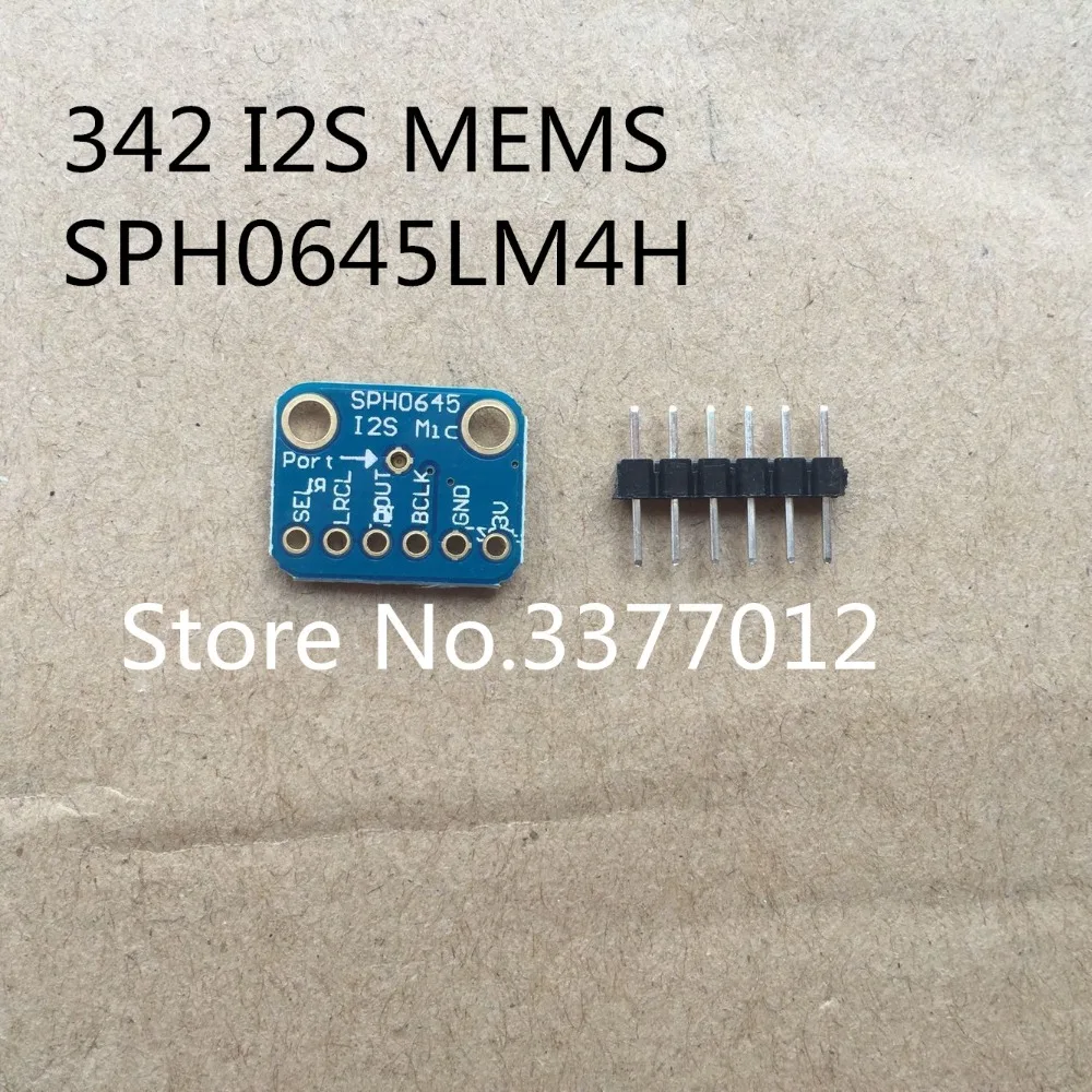 

5pcs/lot 342 I2S MEMS Microphone Breakout Module SPH0645LM4H Microphone output winder