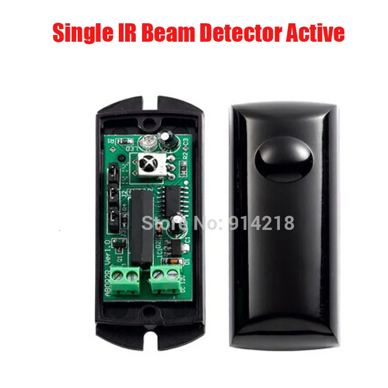 

ABO-10F Active Infrared Beam Sensor Frequency Adjust Photoelectric Single IR Detector Intrusion