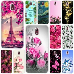 Nokia 3.1 소프트 TPU 5.2 ''용 귀여운 페인트 케이스 Nokia 3 2018 TA-1063 TA-1057 Nokia3.1 보호 쉘 전화 케이스 용 뒷면 커버