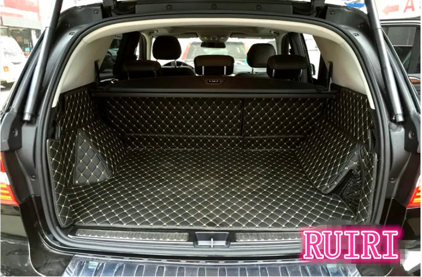 NEW! Special trunk mats for Mercedes Benz GLE 43 AMG 2018-2016 waterproof cargo liner boot carpets for GLE43 2017,Free shipping