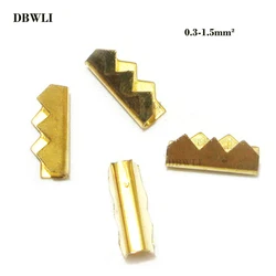 100pcs/lot 451-1/2/3 U-shaped terminal tab cold inserts connectors cold terminal small teeth fascia terminal ,0.3-1.5mm2