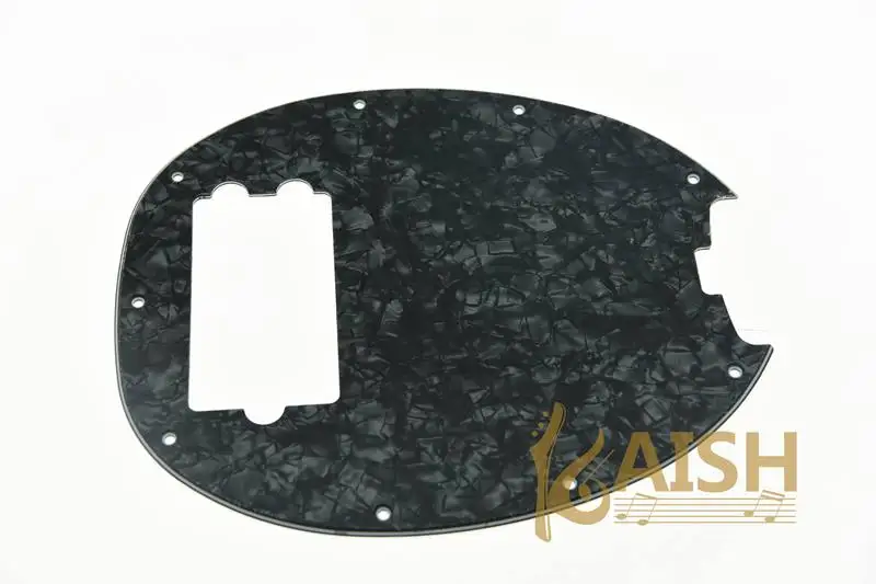 Bass Pickguard MusicMan Stingray MM4 Scratch plate for Music Man MM2 4 String Guitar Parts Black Pearl