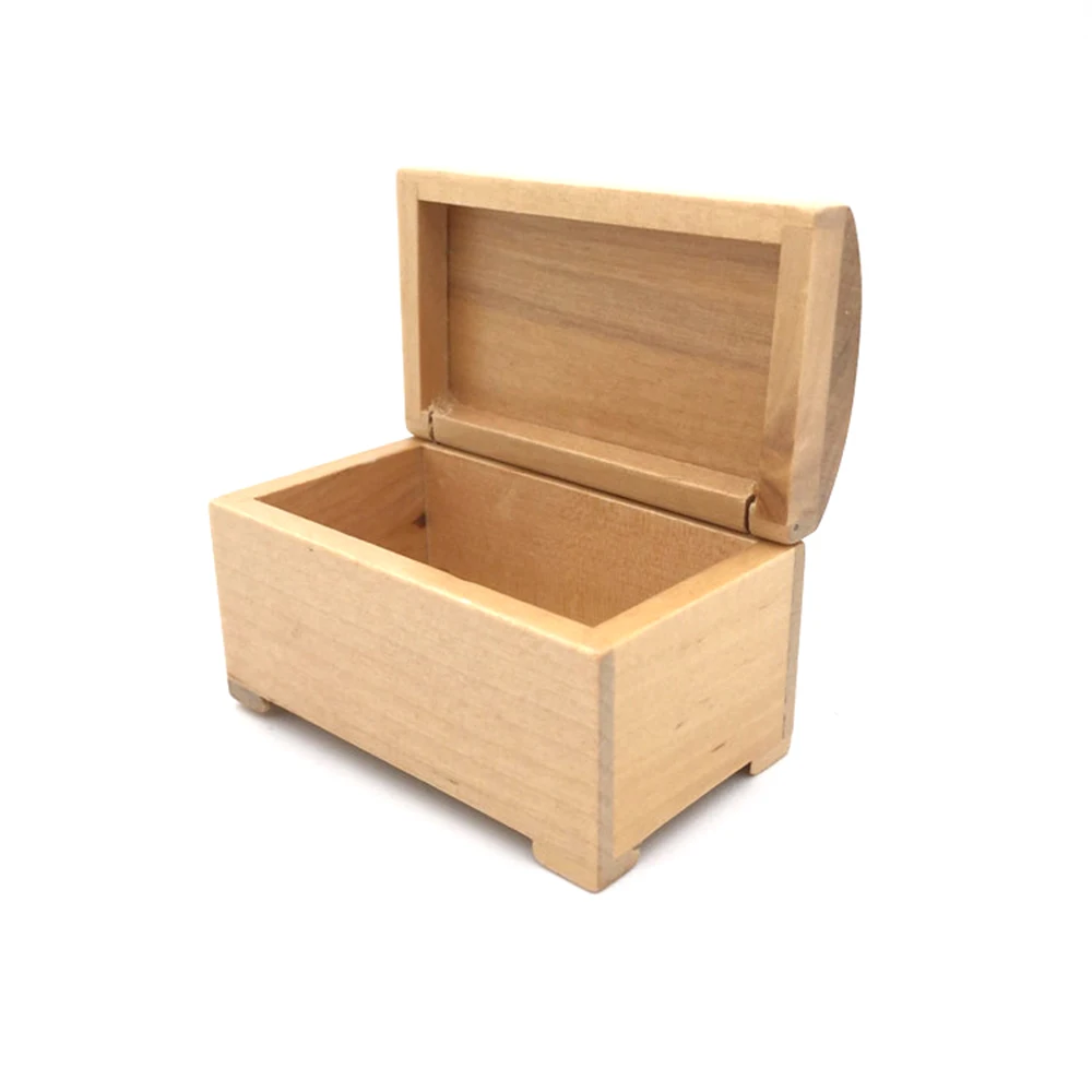 

1/12 Dollhouse Miniature Accessories Mini Wooden Storage Box Simulation Furniture Toys for Doll House Decoration