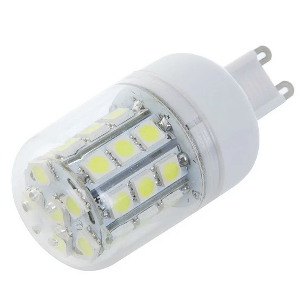 

10 pcs 220V E14 E27 G9 4W 27 SMD 5050 LED Corn Light Lamp Bulb Warm White Energy Saving wholesale Dropshipping