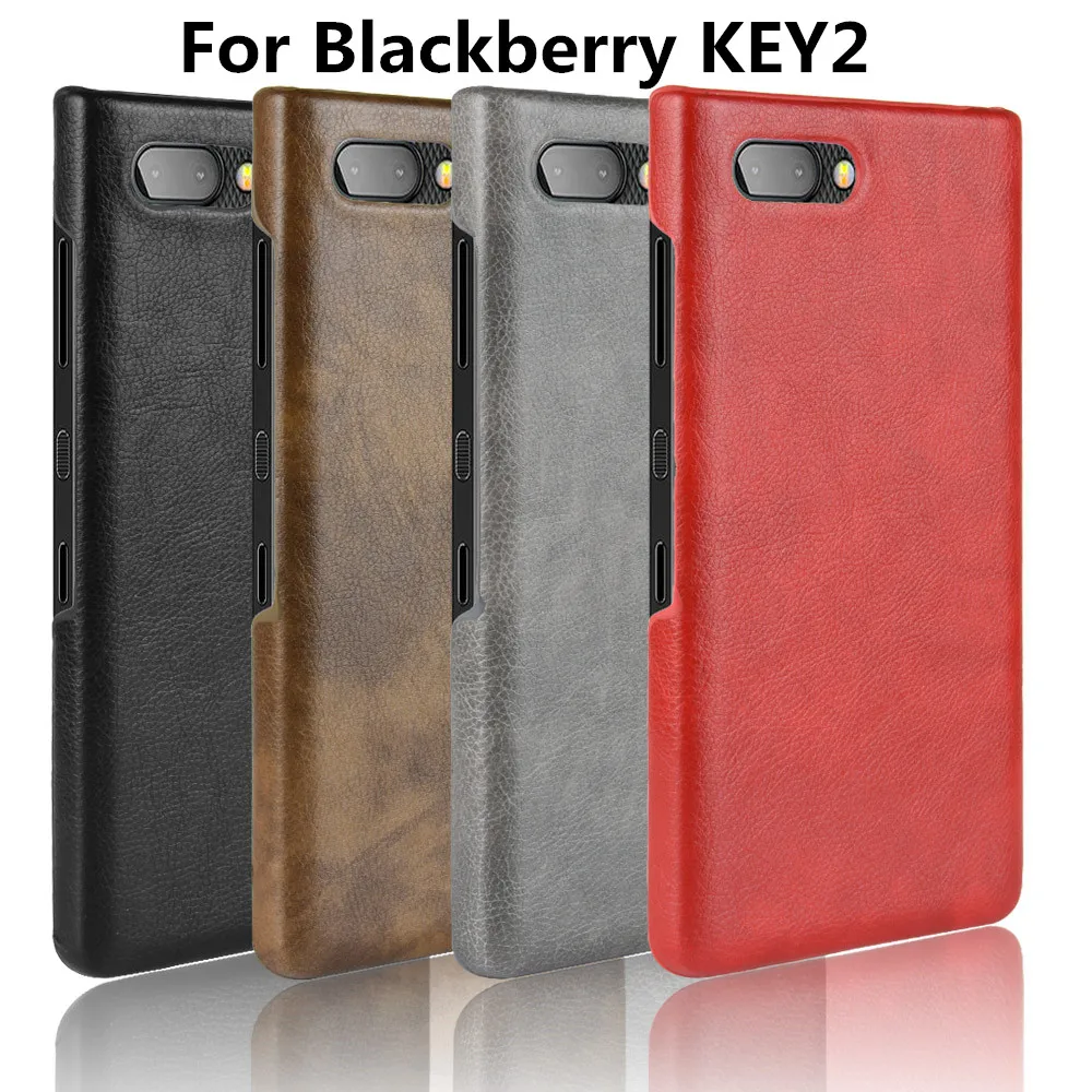 For Blackberry Keyone /Priv Case Luxury Retro hard Leather Case Back Case cover coquer For BlackBerry KEY2 cases cover Fundas