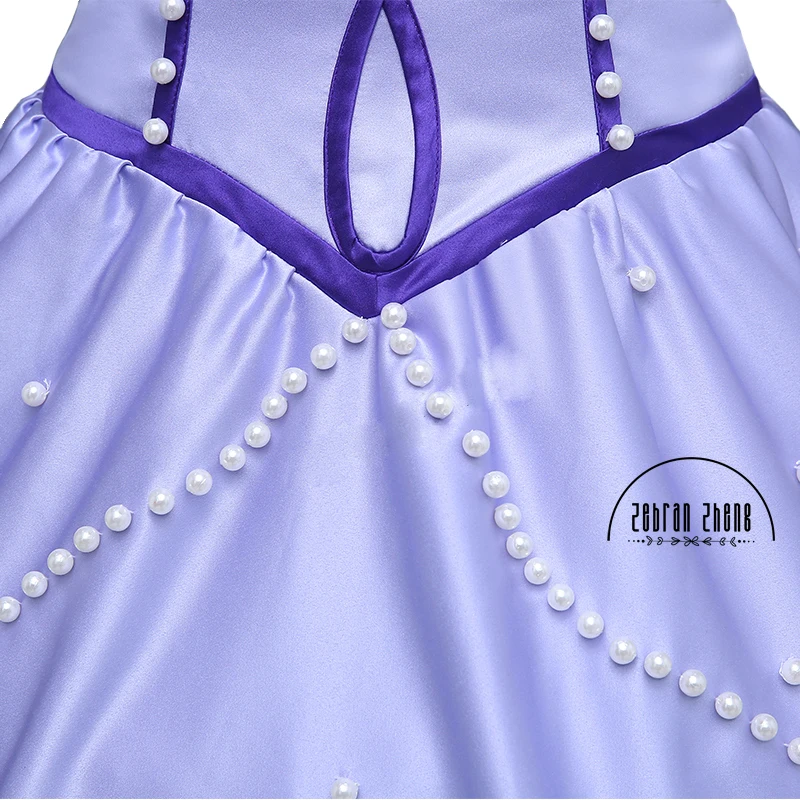 New Arrival Sofia Cosplay Costume Dress For Halloween Party Costume Clothes Fantasia Dress image 4
