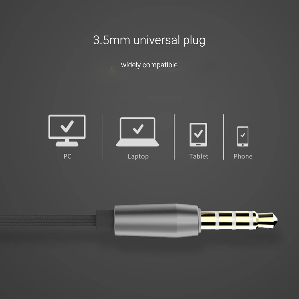 EARDECO Heavy Bass Wired Earphone Earbuds Sport Wired Headphones Phone Headsets For Mobile In Ear Headphones With Microphone