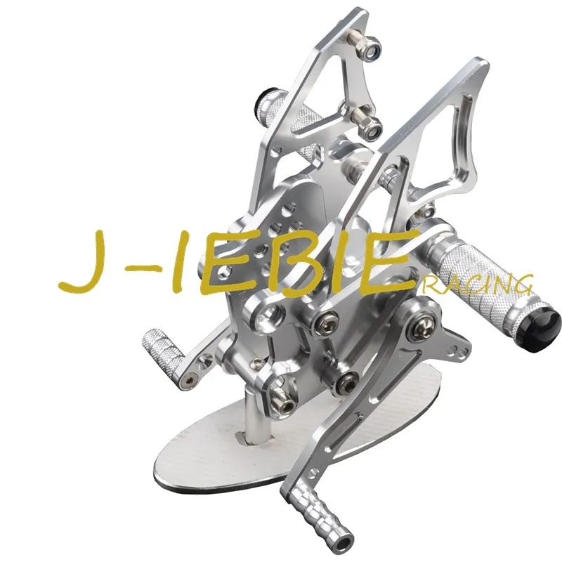 

CNC Racing Rearset Adjustable Rear Sets Foot pegs Fit For Yamaha YZF R3 R25 2014 2015 SILVER