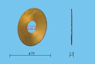 70mm x 25.4mm x 1.3mm For 100E1 Key Machine Cutting Wheels Cutters Blade Locksmith Tools