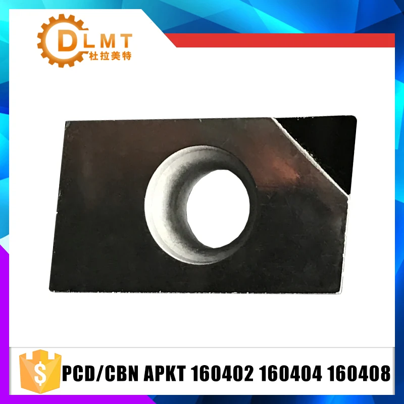 PCD CBN  APMT APKT1135 1604 02 04 08 SEHT1204 PCD Inserts CBN Inserts Suitable For Lathe Tools For Turning