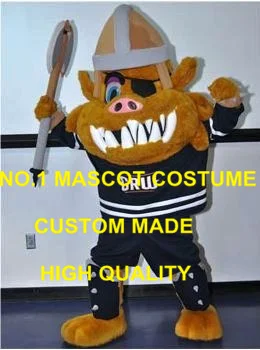 

High Quality Costumes Rowdy the road Hog Pig Mascot Costume Custom Adult Wild Boar Theme Cartoon Character Anime Cosply 1990