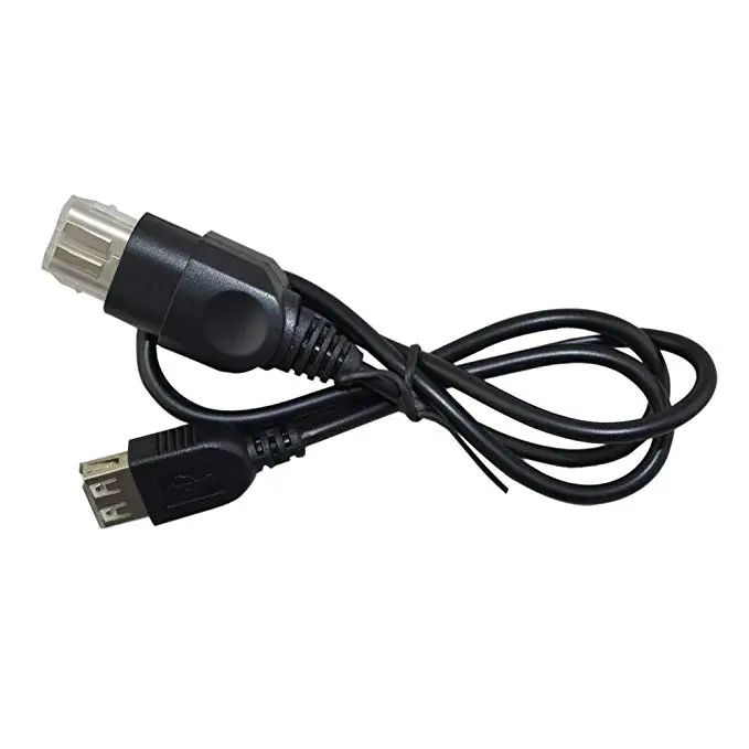 Ruitroliker 2.2Ft 0.7m USB Female Converter Adapter Cable Cord For XBOX Controller Gamepad