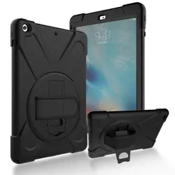For ipad Air 1 A1474,A1475,A1476 Kids Case Safe Shockproof Heavy Duty Silicone Hard Cover For ipad air 1 2 pro11with Wrist strap