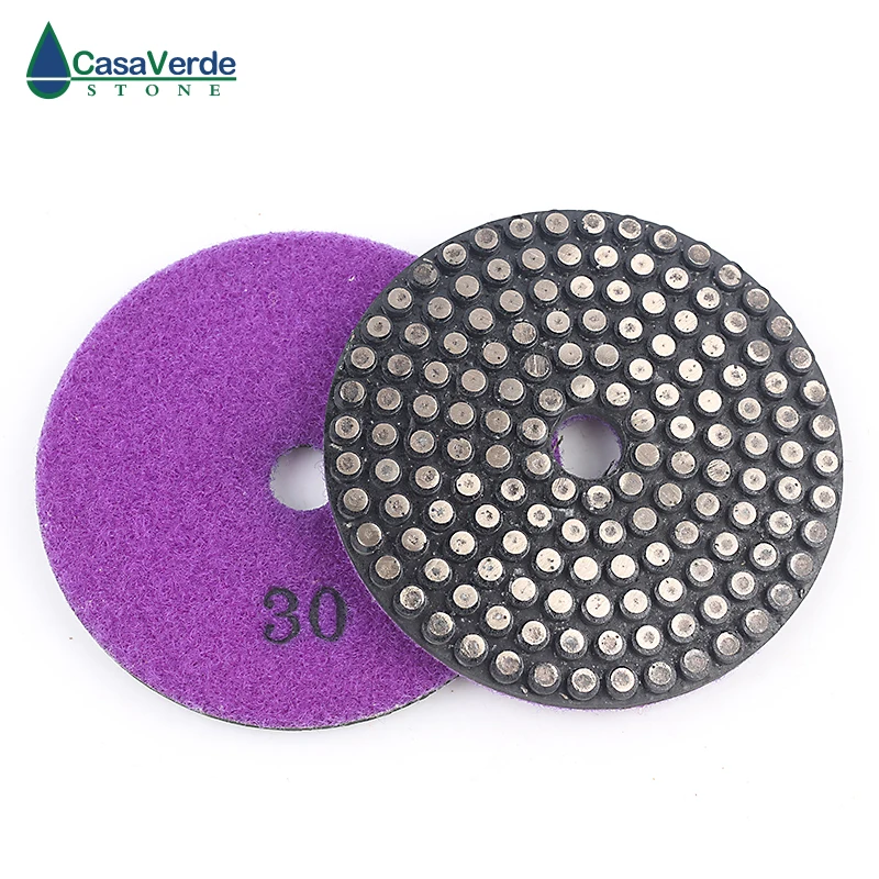 Tablete de polimento vitrificado com 4 "(100mm) para pedra