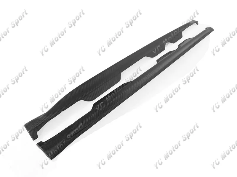 Car Accessories Carbon Fiber Side Skirts Fit For 2015-2017 MB C190 GT C120 GT S Side Skirt Underboard Extension